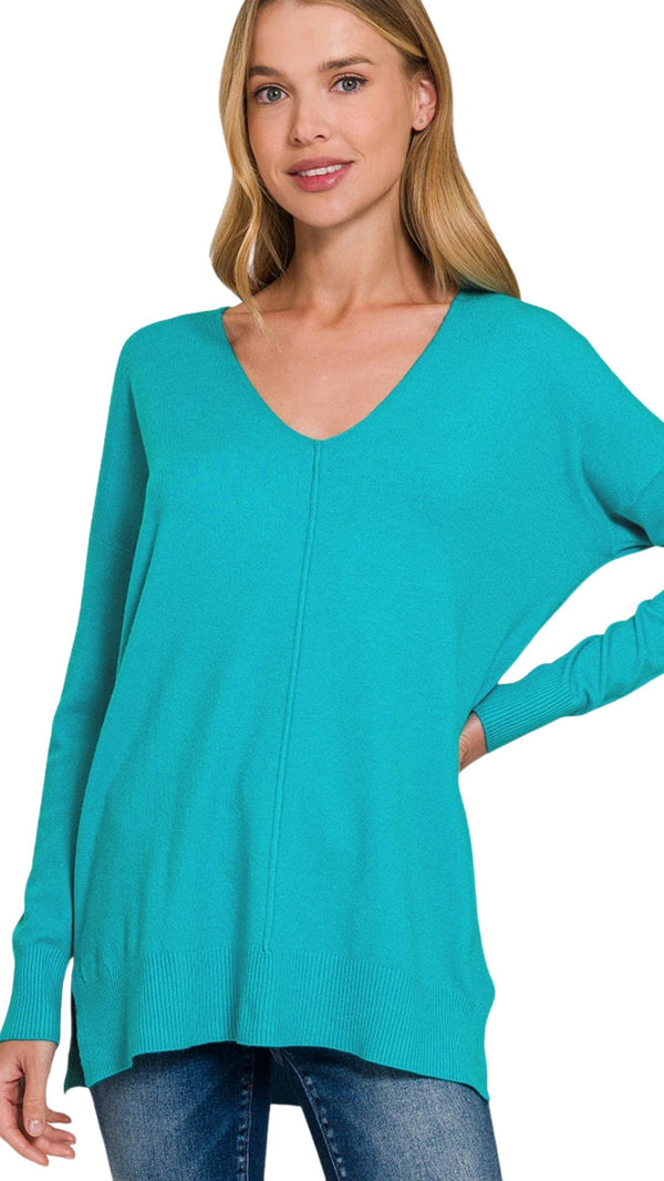 Timeless Cozy V-Neck Sweater