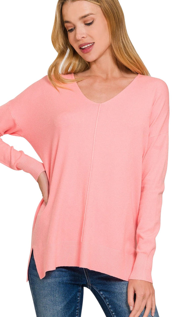 Timeless Cozy V-Neck Sweater