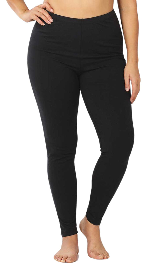 (Plus)- Ultimate Comfort Cotton Leggings
